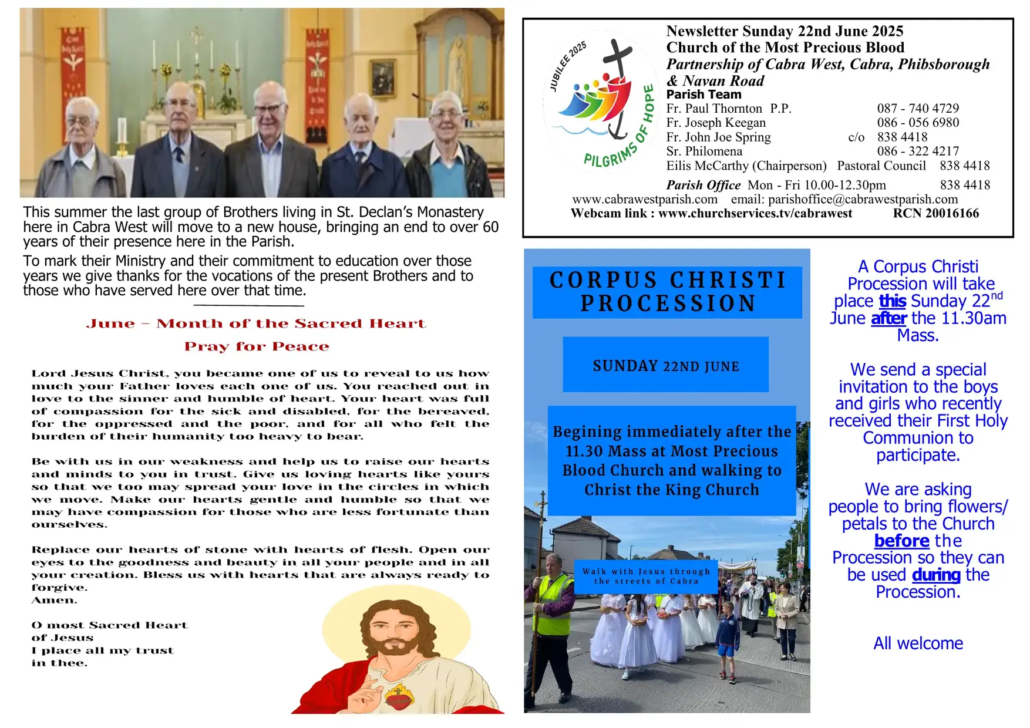 Sunday 22nd June 2025