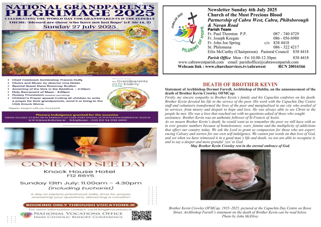 Sunday 6th July 2025